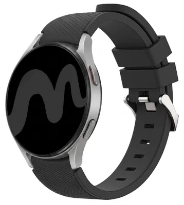 Productafbeelding van imoshion Flexibel Siliconen bandje - Universeel 20 mm aansluiting - Zwart, AI-gegenereerde afbeelding