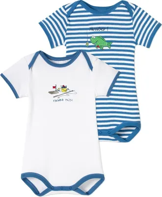 Produktbild von Schiesser * Doppelpckg. (2Stck.) Jungen Babybody Gr. 68