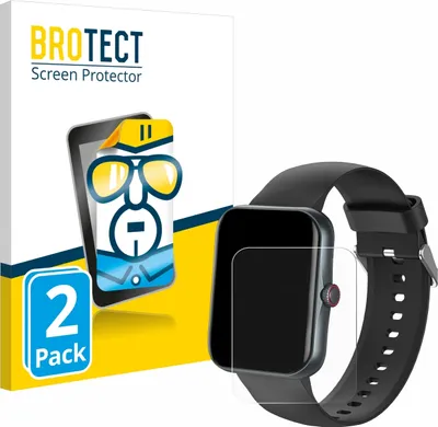 Produktbild von 2x Für Pthtechus S80K Schutzfolie BROTECT Displayschutz Display Schutz Folie Klar Transparent