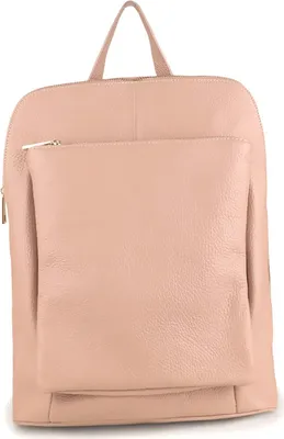 Image de Sac à dos de ville rose Florence Sac à dos en cuir D2OTF610A