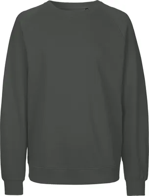 Produktbild von Neutral O63001 | Uni Sweatshirt / 100% Fairtrade-Baumwolle - Farbe: Charcoal - Größe: XL