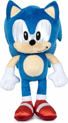 Image de Ours en peluche Sega Sonic 80 cm bleu bleu taille unique