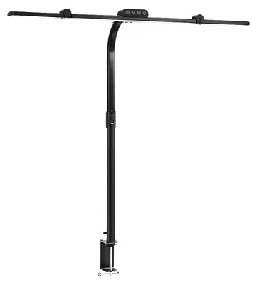 Imagen del producto de Lámpara de escritorio LED, con ajuste de ángulo múltiple, tecnología de protección ocular, modelo con sistema de sujeción, con enchufe de 220V-240V para la Unión Europea