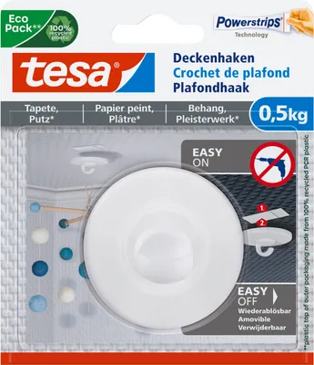 Produktbild von haczyki samoprzylepne tesa do maks. 0,5 kg 6,0 x 6,0 cm