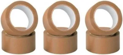 Obrázek produktu pro Everglue balicí páska hnědá 66 m x 50 mm 6 ks