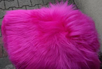 Produktbild von Echtes Premium Islandschaffell Schaffell Lammfell Fell Top Gegerbt Fuchsia Pink