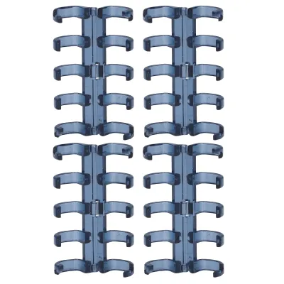 Obrázek produktu pro Vázací kroužky,Vázací kroužky s 5 otvory,Kancelářské potřeby,Vázací kroužky 11 mm,Plastové vázací kroužky,Porézní plastový klip