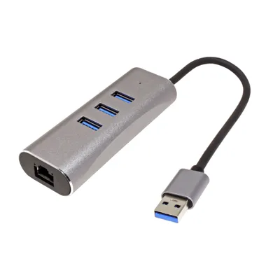 Obrázek produktu pro Value 12.99.1116 Schnittstellen-Hub USB 3.2 Gen 1 (3.1 Gen 1) Type-A Schwarz - Silber (12.99.1116)