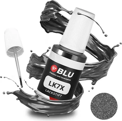 Produktbild von BLU Auto Lackstift Grau kompatibel für Volkswagen LK7X Island Grey | Auto Lack Reparatur Ausbesserungslack