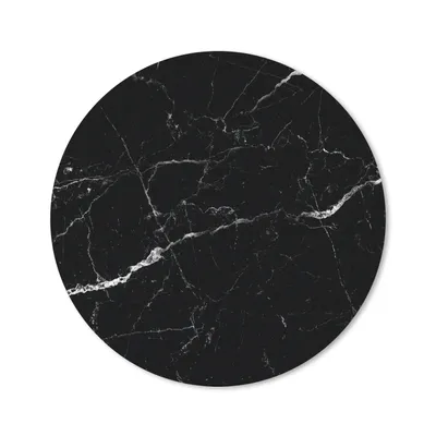 Produktbild von MuchoWow® Mauspad Mousepad Marmor - Schwarz - Marmoroptik - Weiß - Luxus - Stein 30x30 cm - Mousepads - Maus Mat - Pad - Mausunterlage - Tischunterlage - Schreibtischmatten