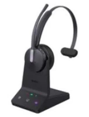 Zdjęcie produktu dla Yealink WH64 Workstation Mono Headset, Przewodowy i Bezprzewodowy, 20 - 20000 Hz, Biuro/centrum telefoniczne, 92 g, Zestaw słuchawkowy, Czarny