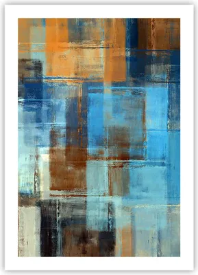 Produktbild von Poster - Poster ohne Rahmen - Abstraktion modern - 50x70 cm - Wand Bild - Wanddeko - Wandbilder - Kunstposter - Wandposter - Bilder - Kunstdruck - Wanddekoration - Wandbild - P2XPA50x70-3418