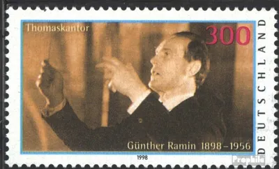 Produktbild von Briefmarken BRD (BR.Deutschland) 1998 Mi 2020 (kompl.Ausg.) FDC 100 Geburtstag Günther Ramin