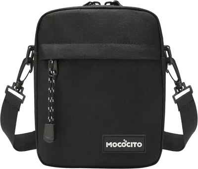 Image de Sac bandoulière pour homme, petit, léger, en nylon, avec bandoulière réglable, idéal pour un usage quotidien