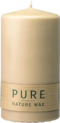Produktbild von WENZEL PURE Kerze Safe Candle H 13 cm, Ø 7 cm, sahara