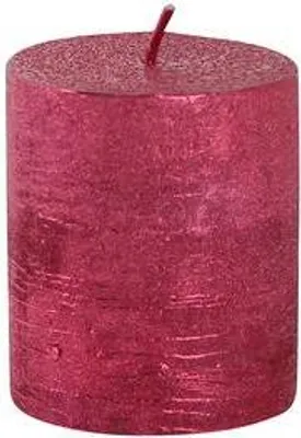 Obrázok produktu pre Sviečka Valec 6X7Cm, Červená