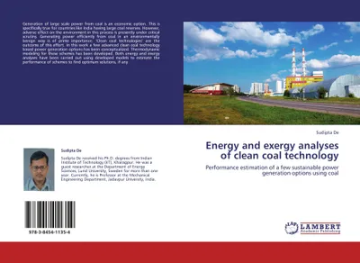 Produktbild von Energy and exergy analyses of clean coal technology
