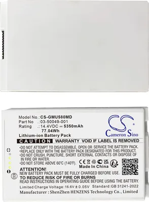 Produktbild von TECHTEK Akku Kompatibel mit [GE] Versana ultrasound Ersetzt 03-50049-001, für 5803177