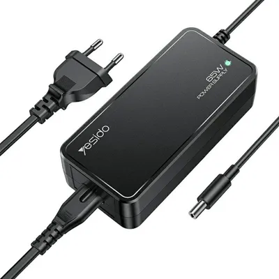 Immagine prodotto di YESIDO CG11E, caricabatterie universale per laptop, 65W, con ricarica rapida e 15 connettori DC