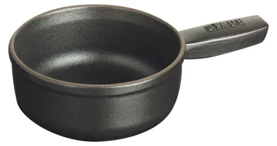 Produktbild von Staub Mini cheese fondue pot, Schwarz, 120 mm, 120 mm, 700 g
