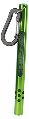 Produktbild von Fliegenfischen-Wasserthermometer Bachtemperatur-Messwerkzeuge mit KarabinerGrün