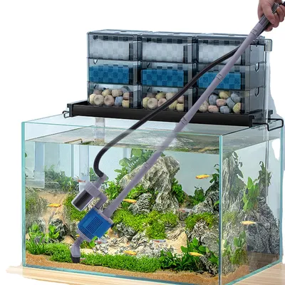 Obrázek produktu pro Čistič akvarijního štěrku, automatický čisticí nástroj, vysoký průtok, 28 W