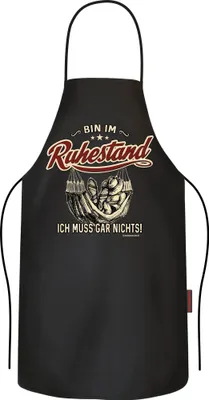 Produktbild von Ruhestand - Grillschürze - Rente - Schürze
