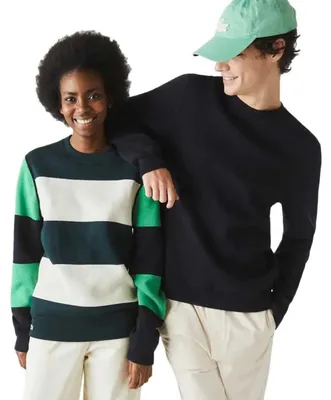 Produktbild von Herrenpullover Lacoste AH3124 Wendepullover Baumwolle Schwarz 3XL