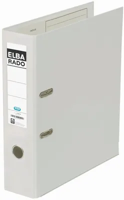 Produktbild von Elba Lever Arch File Rado Plast 80 mm, for A4, PVC White, 8 cm, 31,8 cm, Weiß, 20 Stück