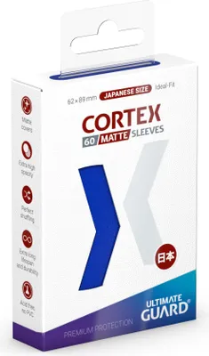 Produktbild von Ultimate Guard Cortex Sleeves Japanische Größe Matt-Blau (60)