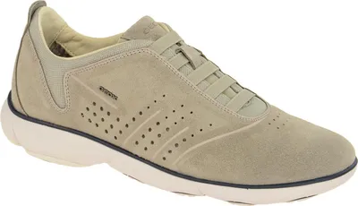 Produktbild von Geox NEBULA Herrenschuhe - sportliche Slipper - Halbschuhe grau Freizeit NEU