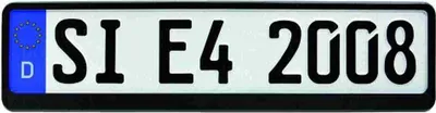 Immagine prodotto di Portatarga Sw-2 in due parti