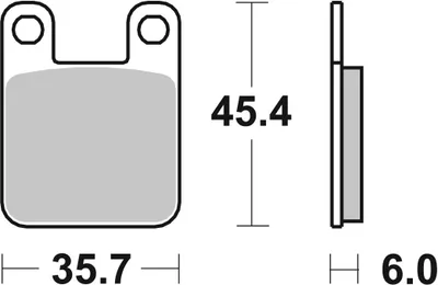 Produktbild von A**Bremsbelag SBS 559CS (Satz pro Scheibe) Offroad Carbon