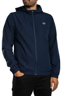 Produktbild von Lacoste Leichte Jacke mit Logo, Blau M