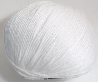 Produktbild von ESPIGA, pflegeleichtes BW-Mischgarn von Katia, Farbe WEISS (1) - ca. 121 m/50 g