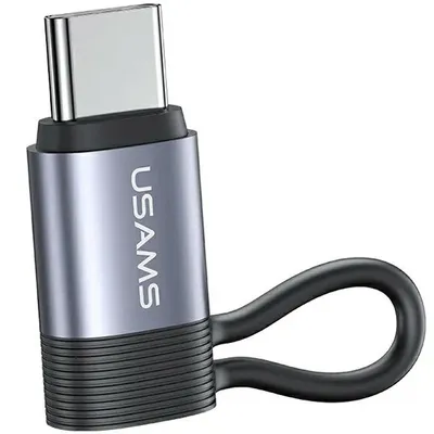 Obrázek produktu pro Usams Adaptér Au17 Lightning - Usb-C 30W Ocel/Hliník Sj677Ln01 (Us-Sj677)