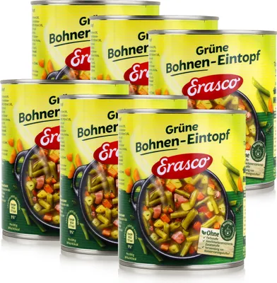 Produktbild von Erasco grüne Bohnen-Eintopf 800g Fertigessen (6er Pack)