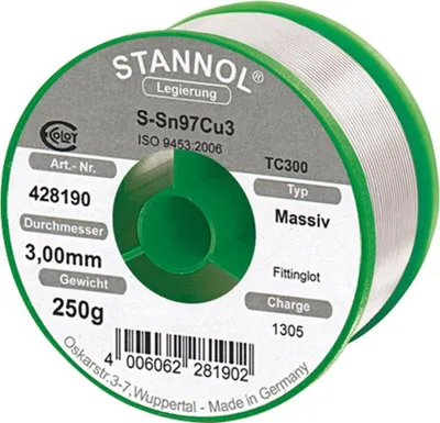 Produktbild von Stannol Fittingslot 428190 250g Ø3mm