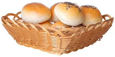 Productafbeelding van Broodmand, set van 2, rechthoekig, 29x29x9 cm