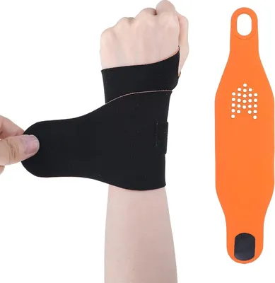 Produktbild von Dünn Atmungsaktiv Handgelenkstütze Elastisch Handgelenkbandage Wrist Wrap Damen Herren Handbandage Handgelenk-Kompressionsbandage für Fitness Bodybuilding Kraftsport Tennis Badminton