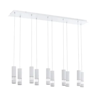 Productafbeelding van 10-lichts hanglamp Bernabeta wit