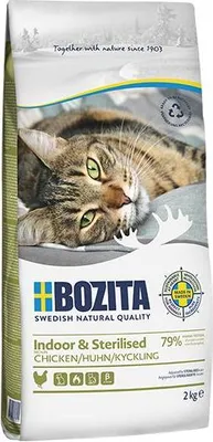 Produktbild von Bozita - Indoor & Sterilised Chicken - Trockenfutter für sterilisierte Katzen - 2kg