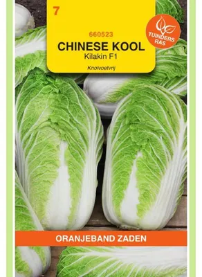 Productafbeelding van Oranjekleurig bladgroente, Chinakool, Kilakin F1 - 1 verpakking zaad