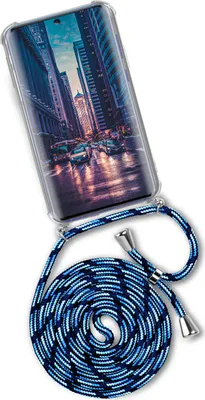 Produktbild von TWIST-Case + TWIST-Cord für Samsung Galaxy S10 Lite, Farbe:City Dip (Silber)