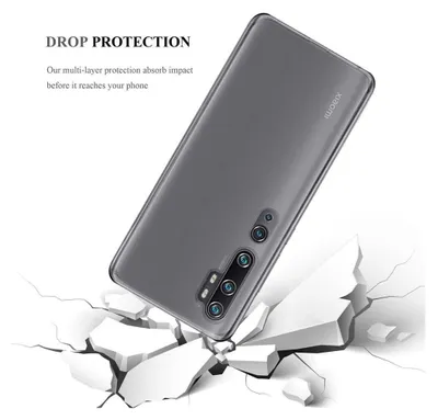 Image de Cadorabo Housse pour Xiaomi RedMi NOTE 10 4G / RedMi NOTE 10S Housse de protection en Transparent Housse TPU Silikon Cover