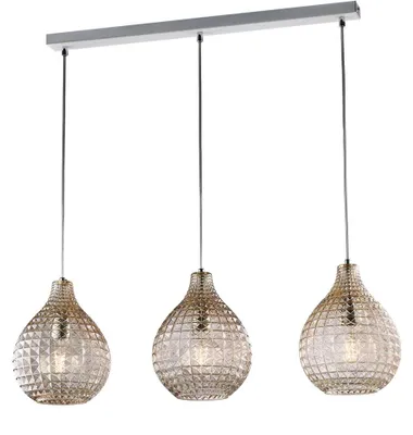 Obrázek produktu pro Lustr Diamante 3 světla železo jantar