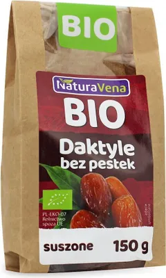 Obrázok produktu pre ORGANICKÉ SUŠENÉ DATTLES 150 g - NATURAVENA