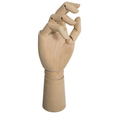 Produktbild von Deko-hand "rayan" holz beige 9x30cm  - Atmosphera créateur d'intérieur