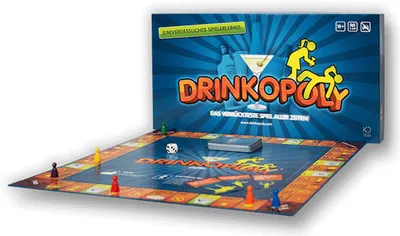 Produktbild von Drinkopoly Trinkspiel Saufspiel Partyspiel Gesellschaftsspiel Brettspiel deutsch NEU