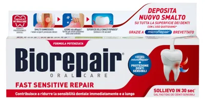 Obrázok produktu pre BioRepair Fast Sensitive Repair, Zubná pasta pre citlivé zuby, 75 ml, Dospelý, Pasta, 6 rok / roky, Box
